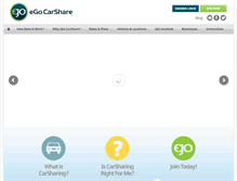 Tablet Screenshot of carshare.org